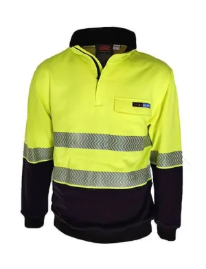 DNC Hi Vis 1/2 Zip Fr Hrc 2 D/N Jumper (3424)