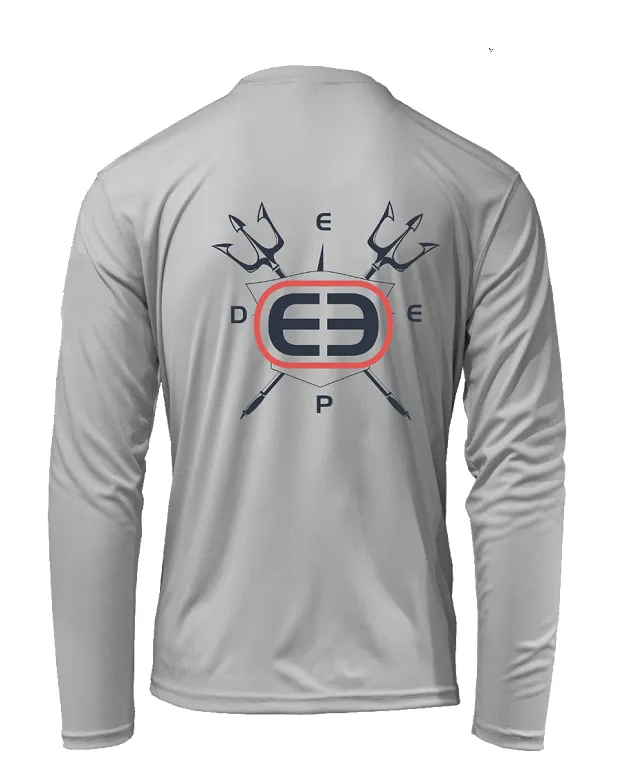 ECO Series - Trident Long Sleeve Performance Sunshirt - Pearl Grey