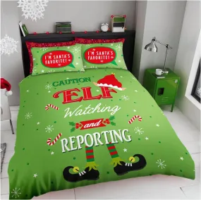 Elf On Shelf Duvet Cover