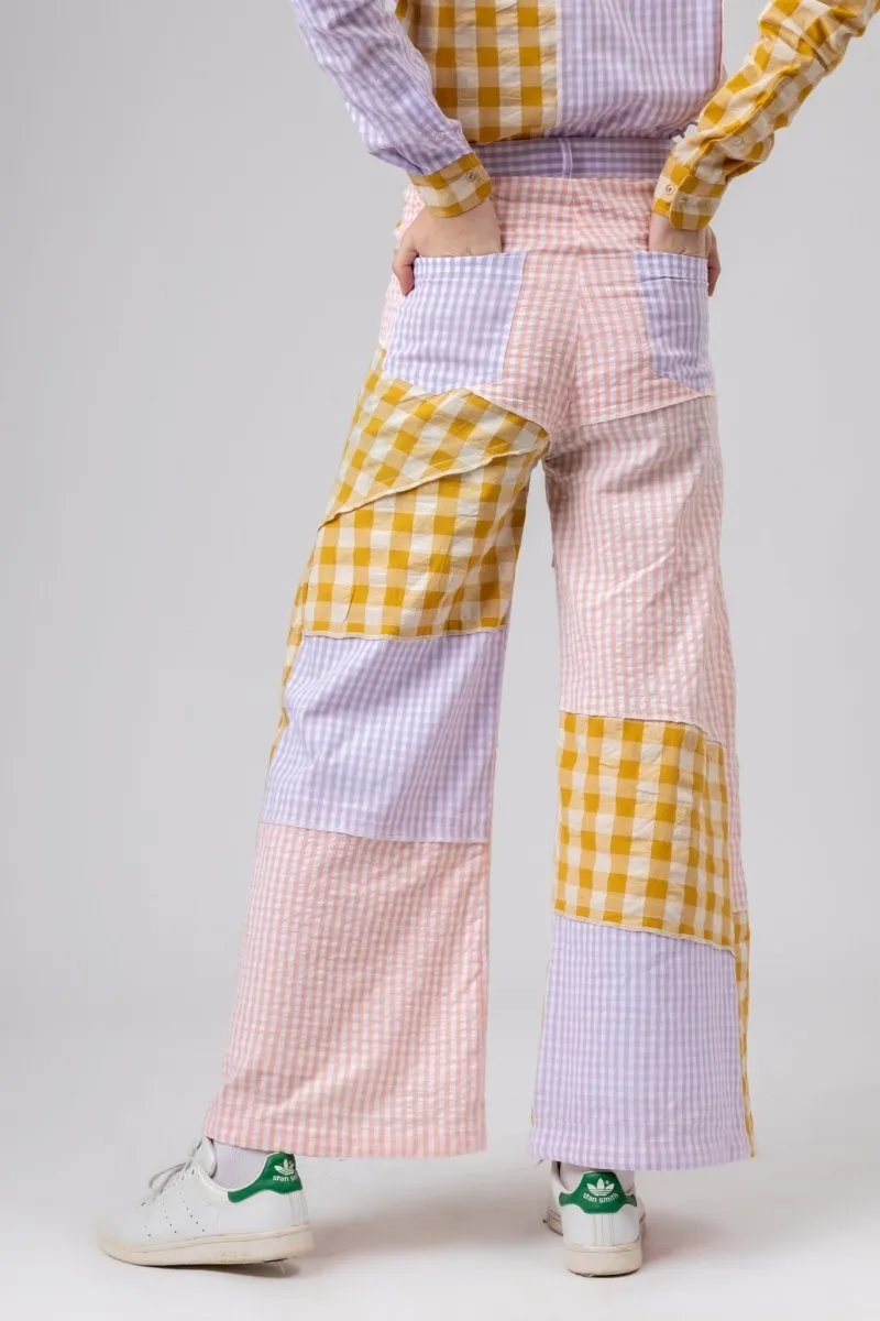 Erin Patch Upcycled Cotton Pants