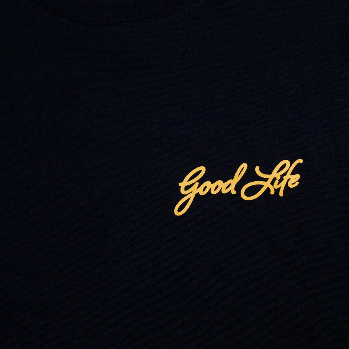 Es Vedrà Good Life Back - Tshirt - Black