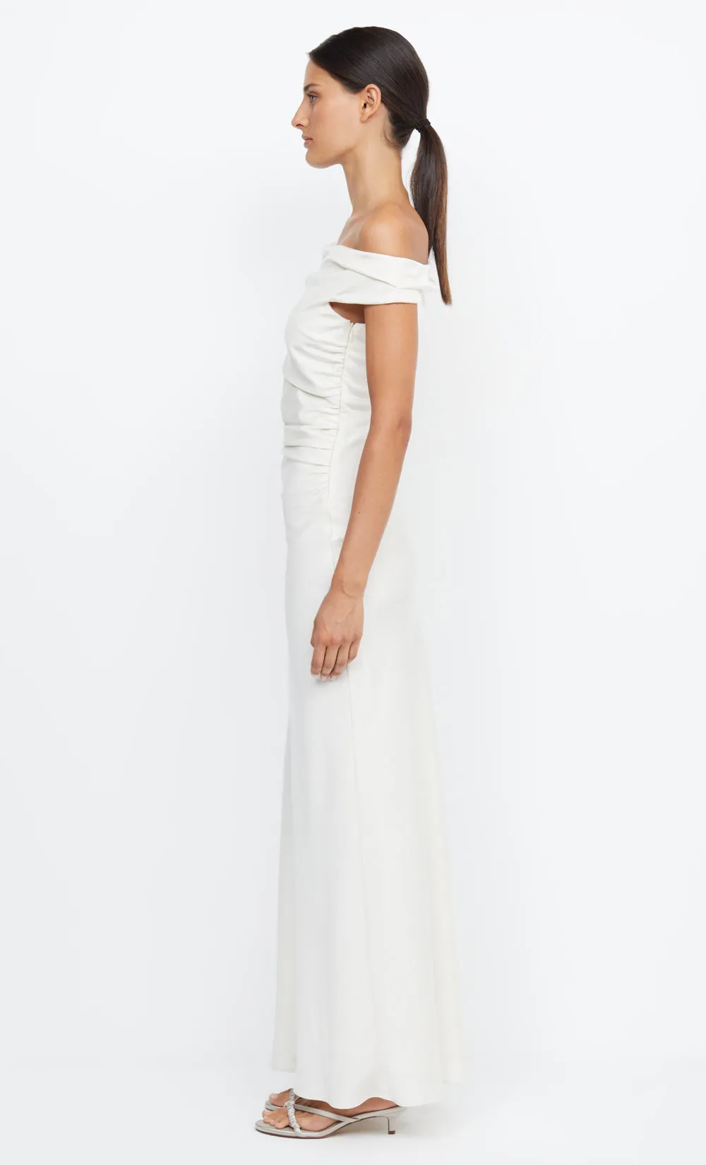 ETERNITY OFF SHOULDER MAXI - CREAM