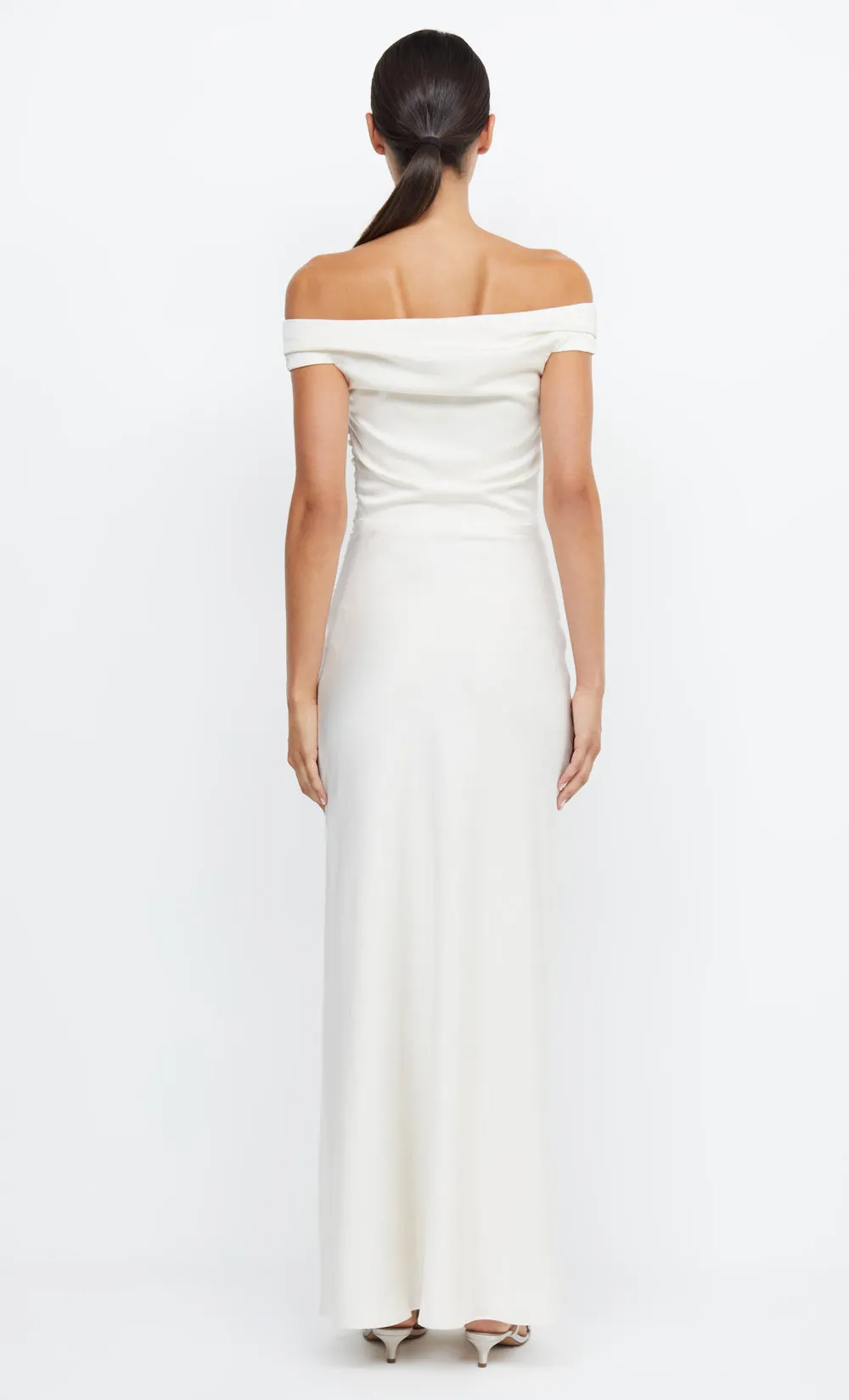 ETERNITY OFF SHOULDER MAXI - CREAM