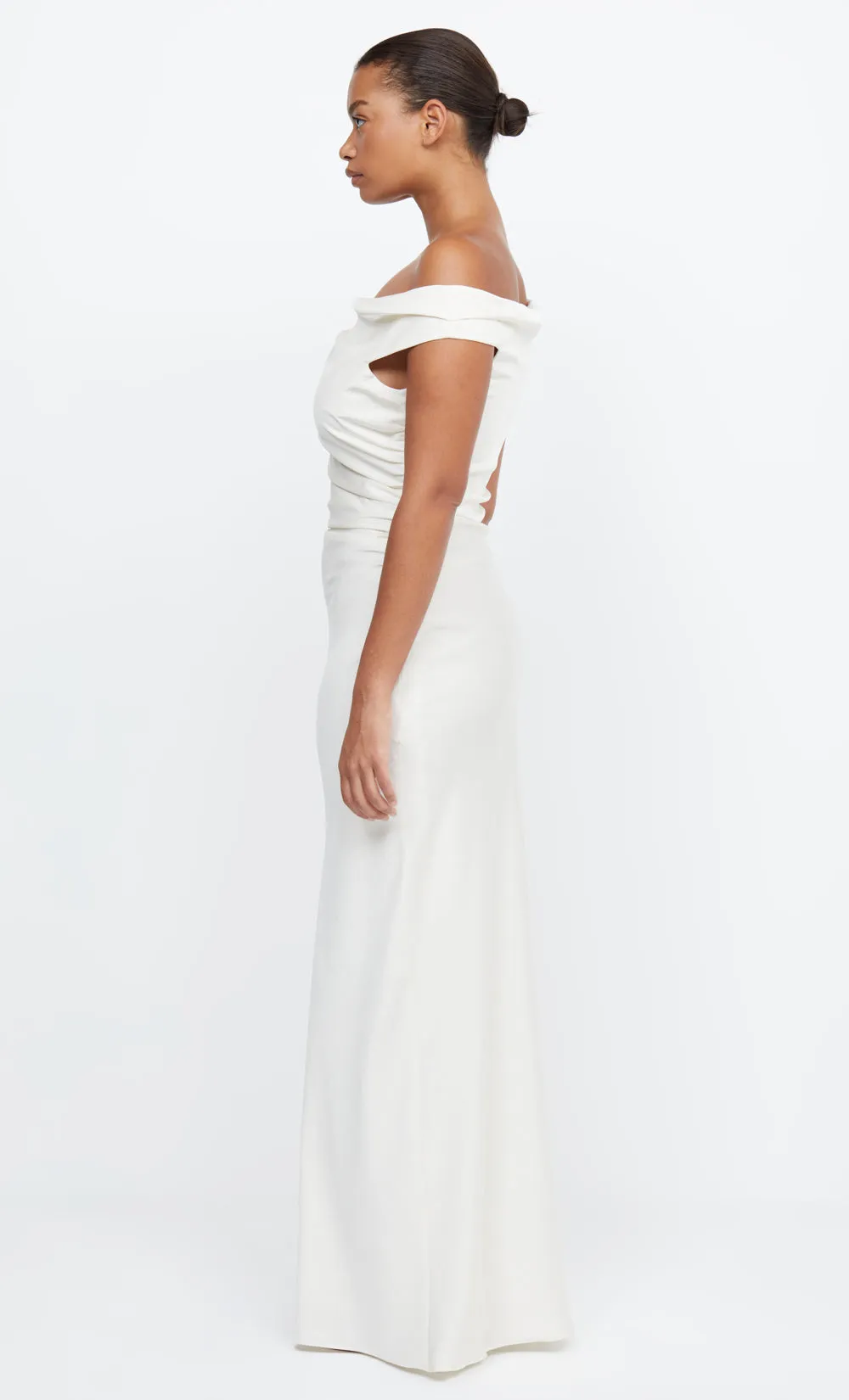 ETERNITY OFF SHOULDER MAXI - CREAM