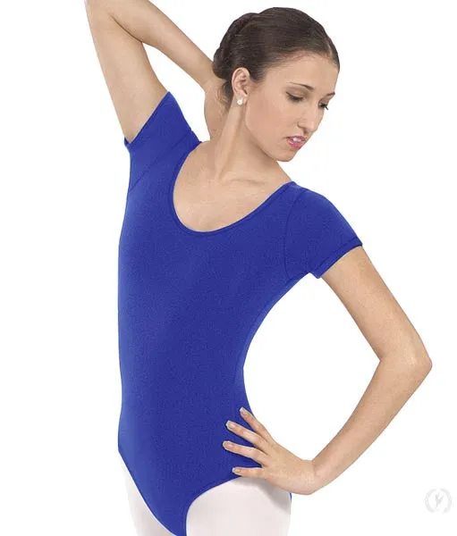 Eurotard 44475 Womens Microfiber Short Sleeve Leotard