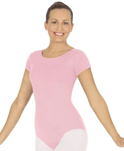 Eurotard 44475 Womens Microfiber Short Sleeve Leotard