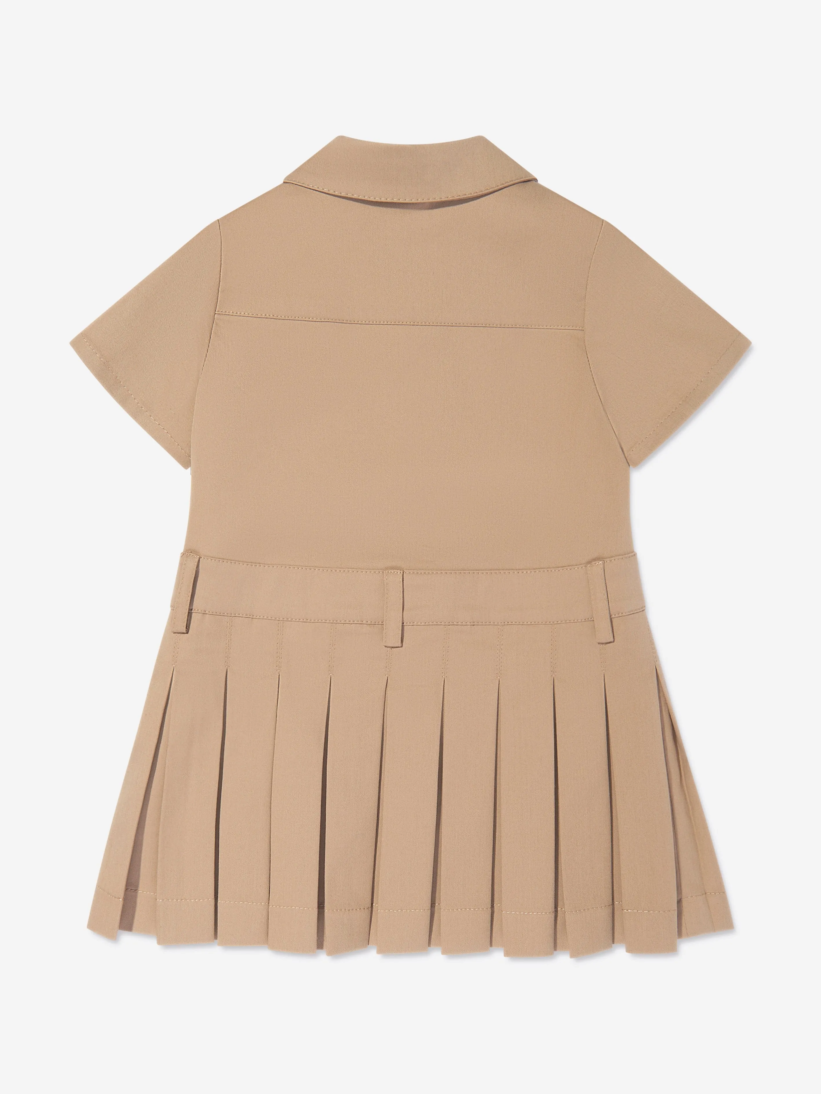 Fendi Baby Girls Logo Trench Dress in Beige