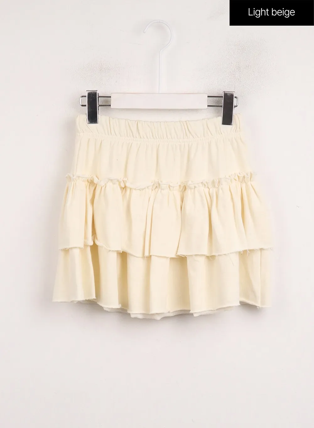 Frill Layered Mini Skirt IJ410