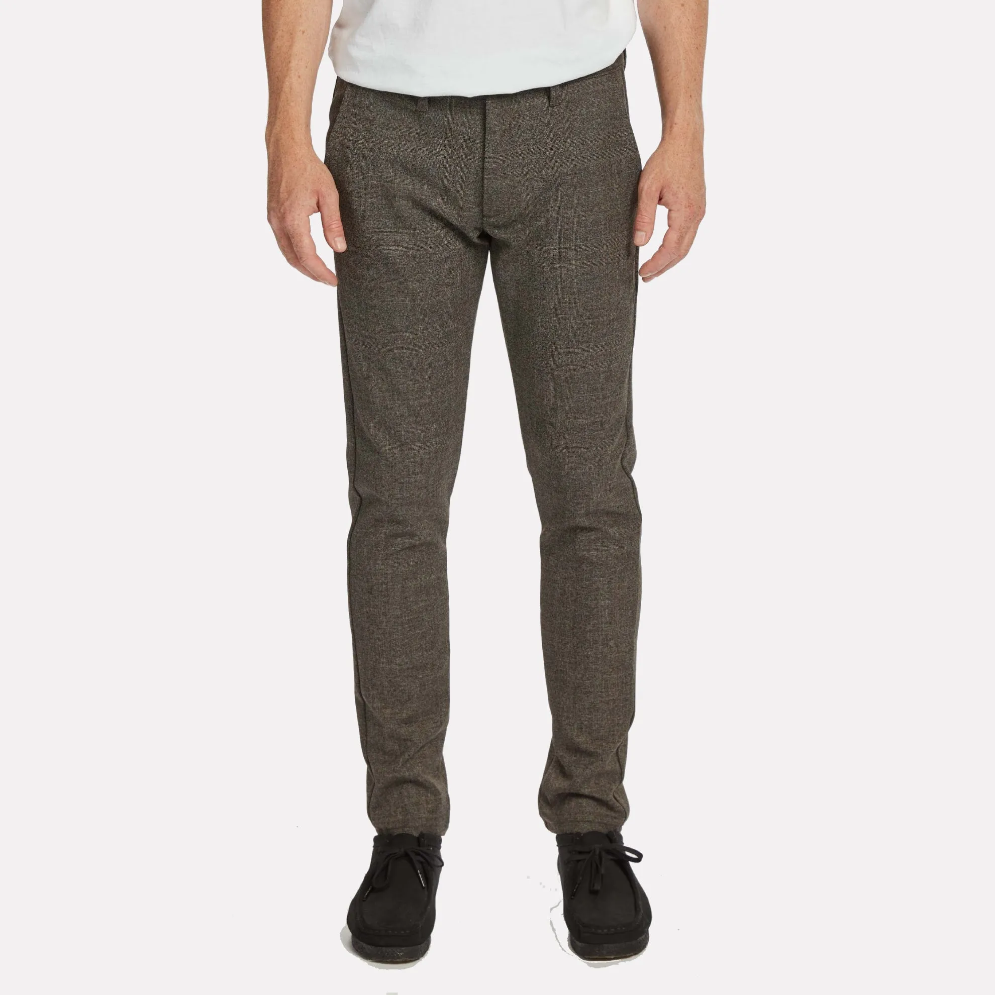 Gabba Paul Class Slim-fit Checked Chino / Brown Check