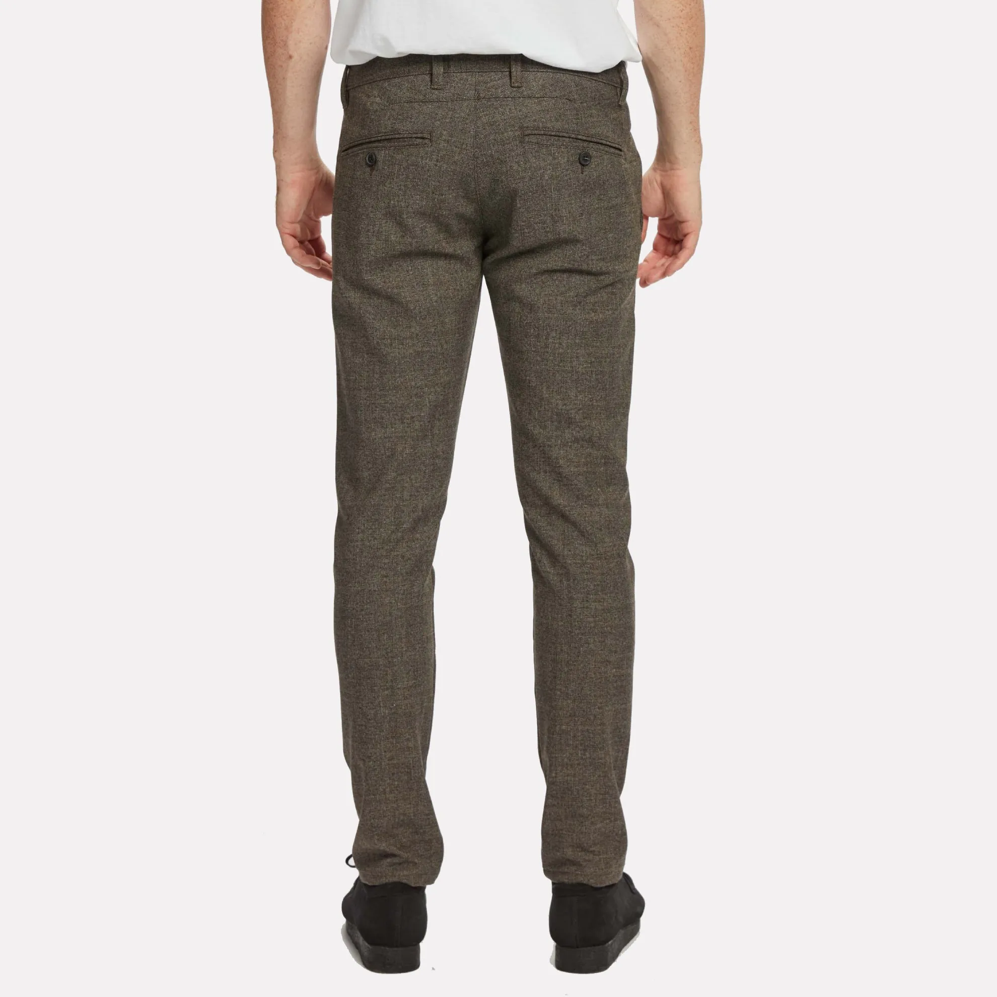 Gabba Paul Class Slim-fit Checked Chino / Brown Check