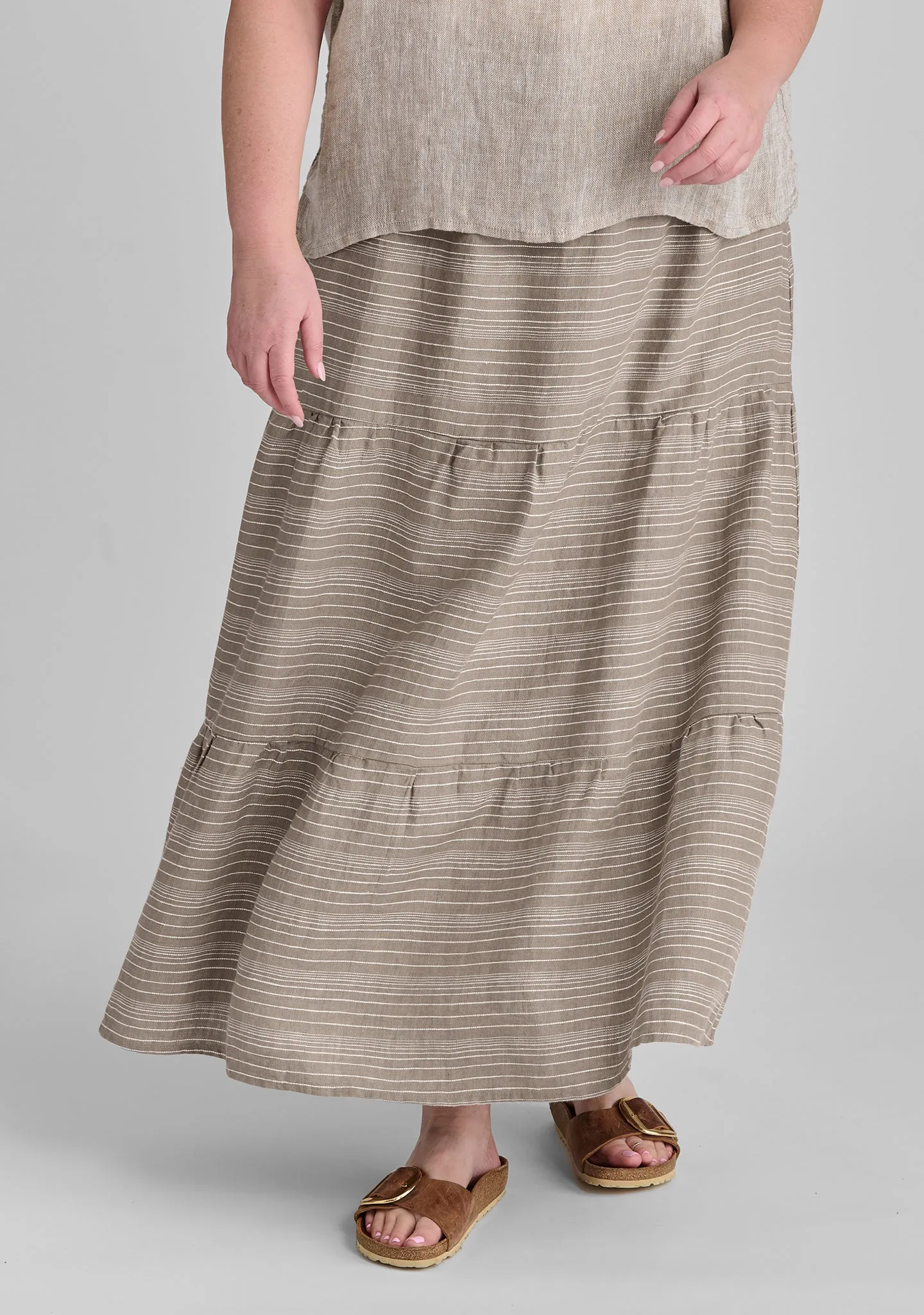 Gaia Skirt - Linen Maxi Skirt