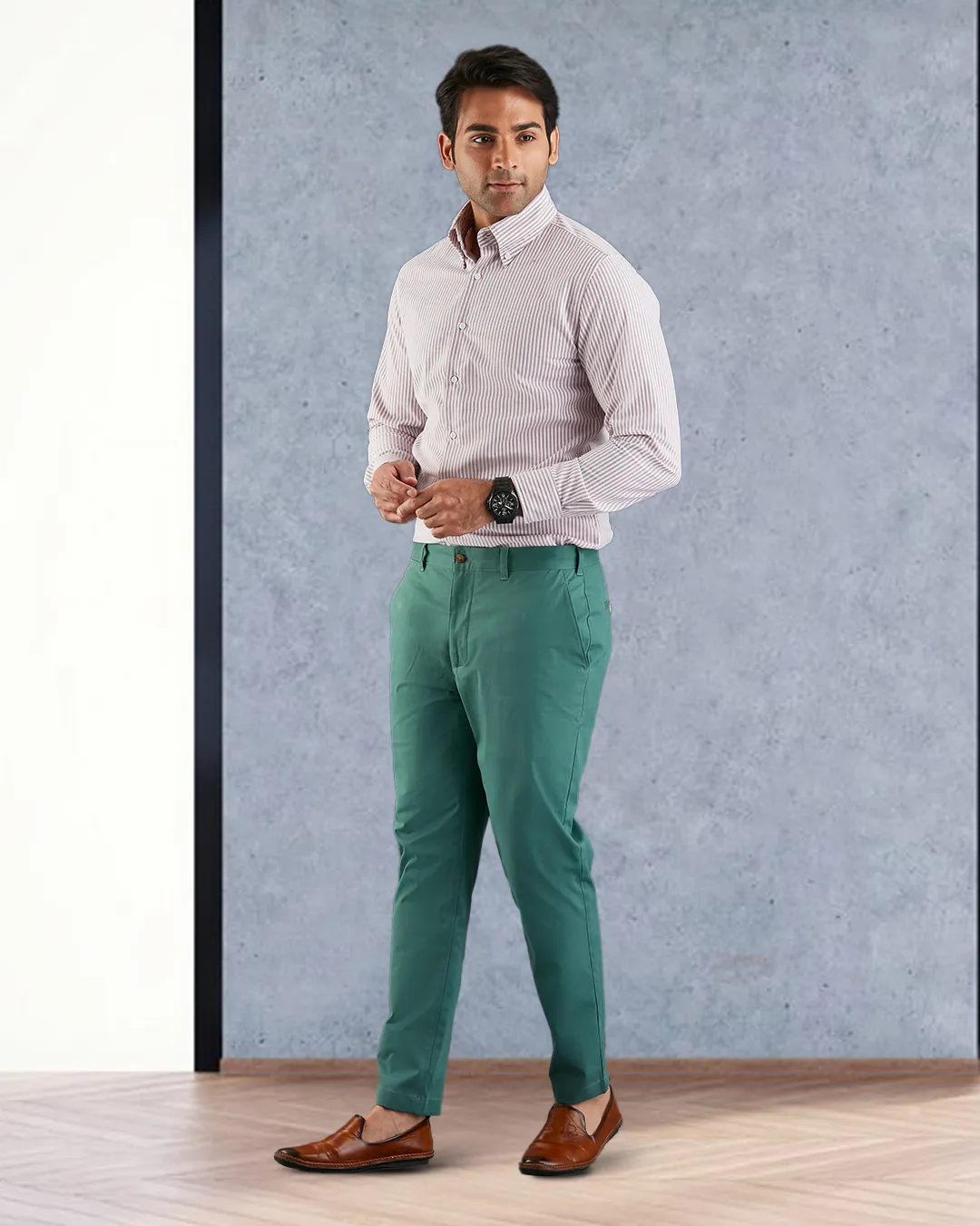 Genoa Chino Pant Fern Green