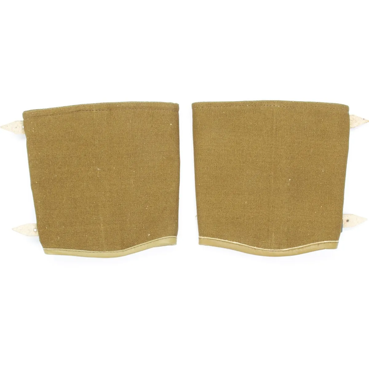 German WWII Wehrmacht Field Green Canvas Gaiters