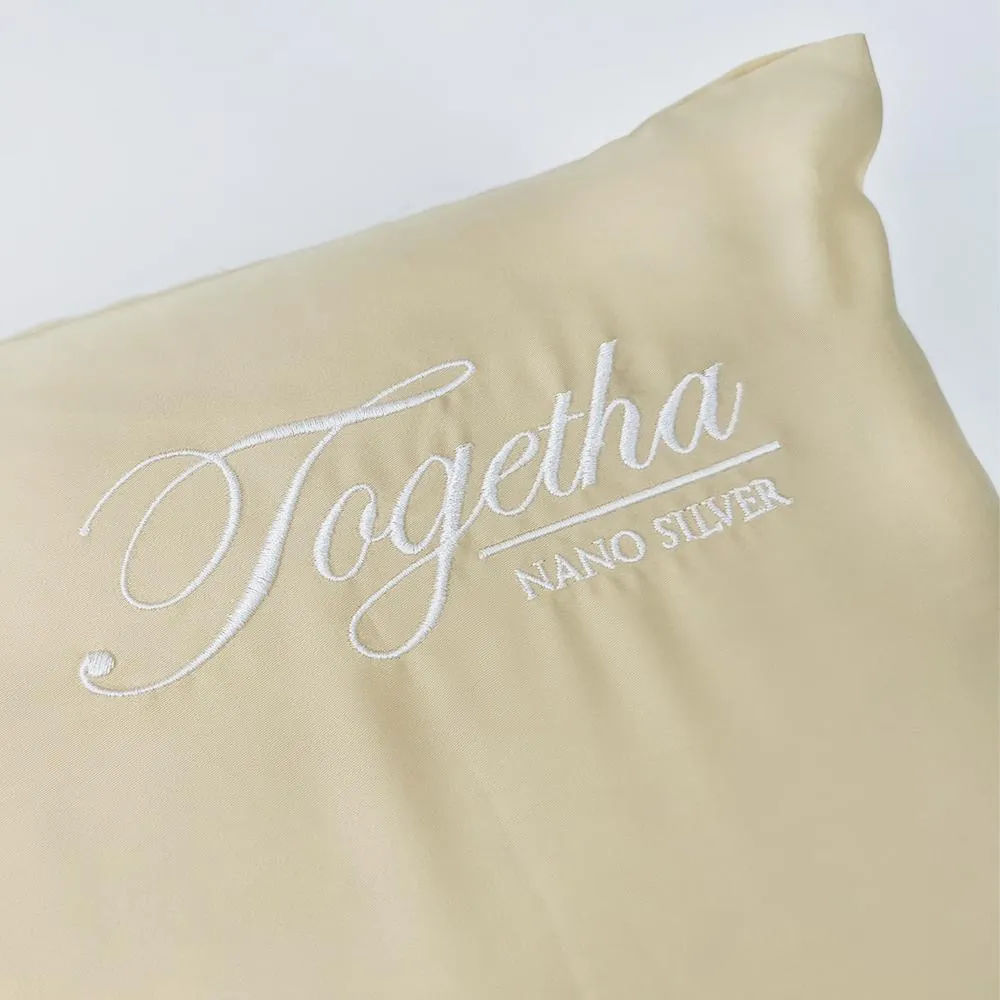 Getha 2 Zone Latex Pillow Case - Tencel Nano Silver Fabric (M) (2 Pcs)