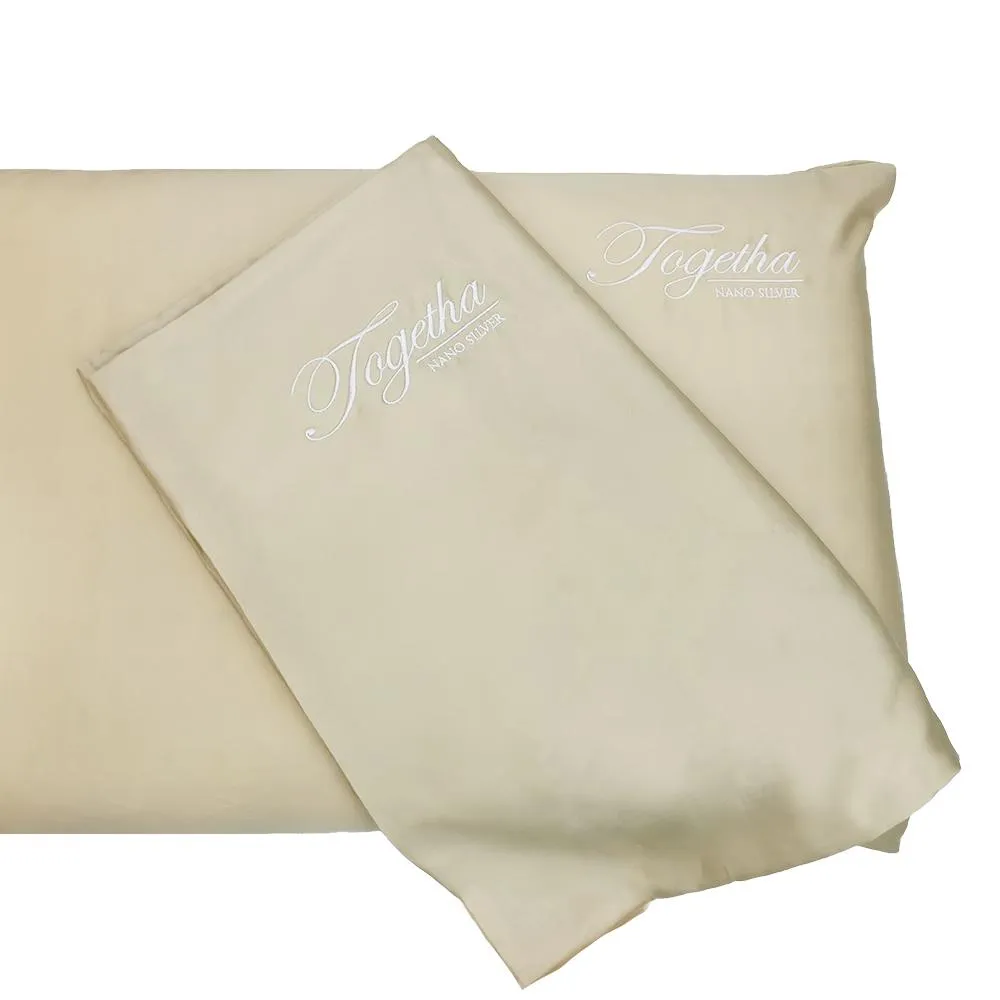 Getha 2 Zone Latex Pillow Case - Tencel Nano Silver Fabric (M) (2 Pcs)