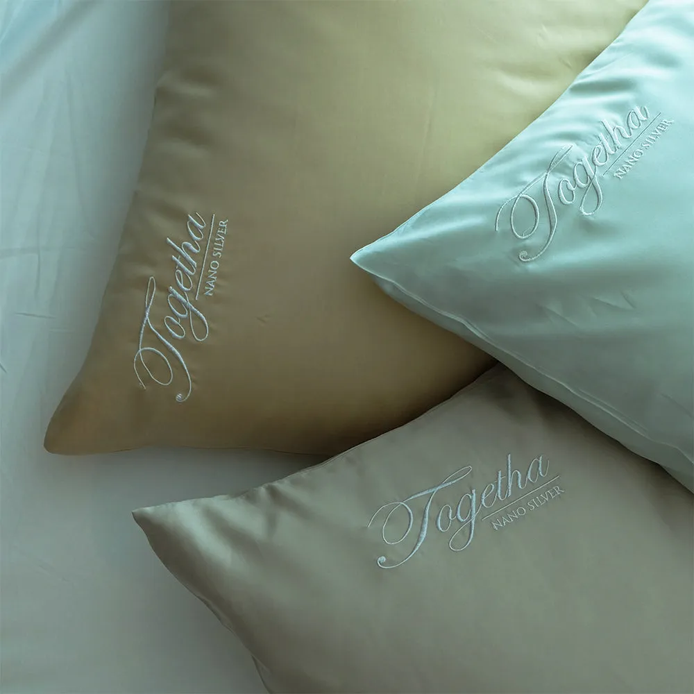 Getha Award S Latex Pillow Case - Tencel Nano Silver Fabric (M) (2 Pcs)