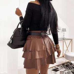 Glow Chic's Puff Mini Skirt