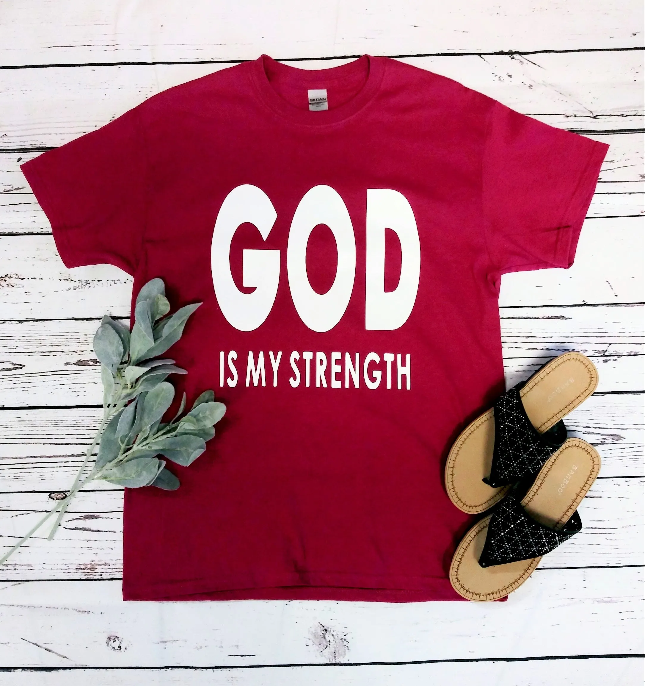 God His My Strength T-Shirt