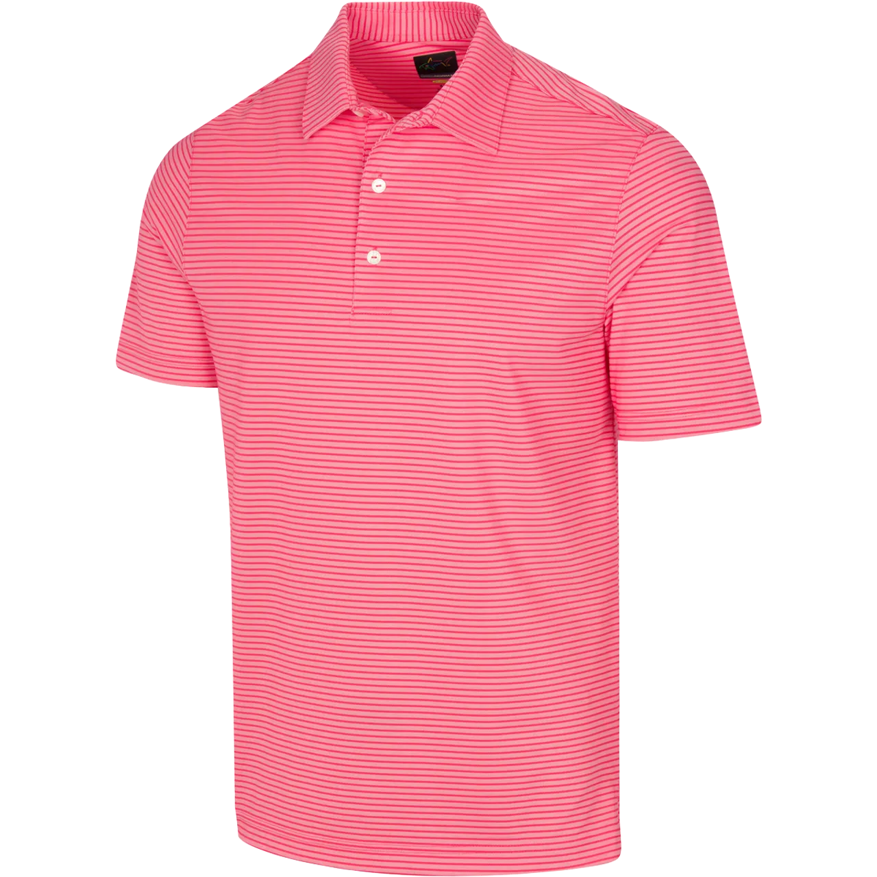 Greg Norman Men's Classic Stripe Polo T-Shirt (US Size)