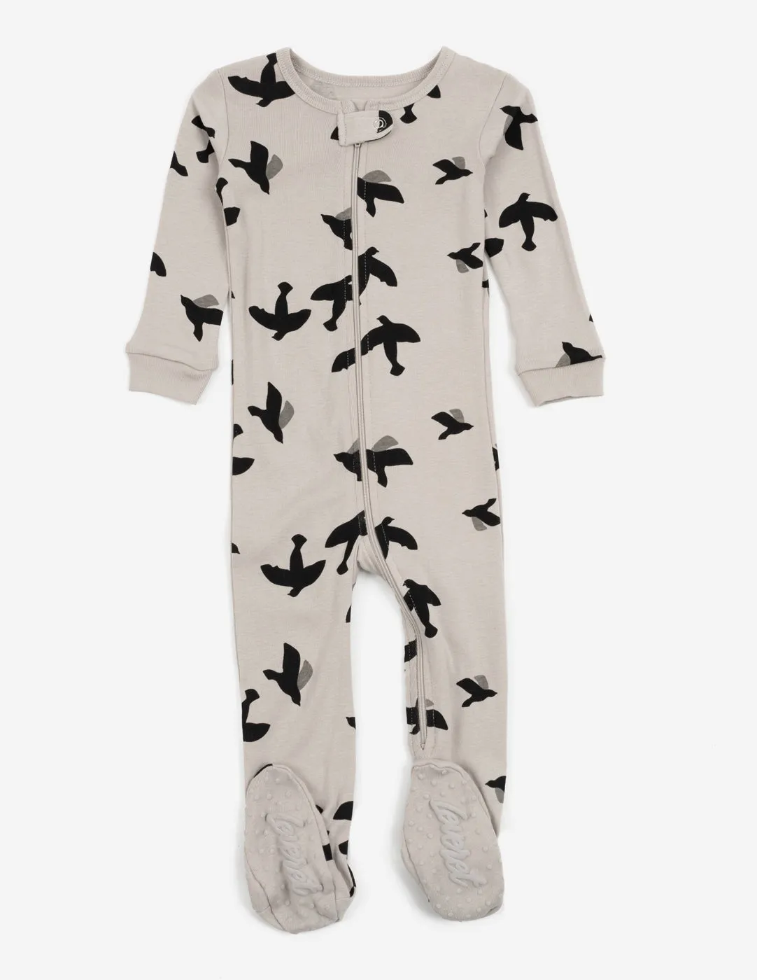 Grey Birds Matching Family Pajama Set