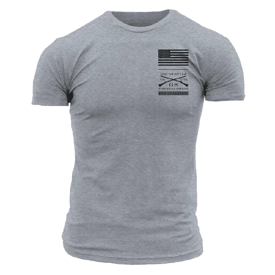 Grunt Style Foundation Advocacy T-Shirt - Dark Heather Gray