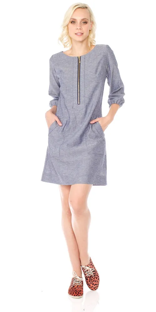 Harlow Chambray Dress