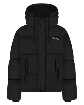 Heren Signature Puffer Jacket Black