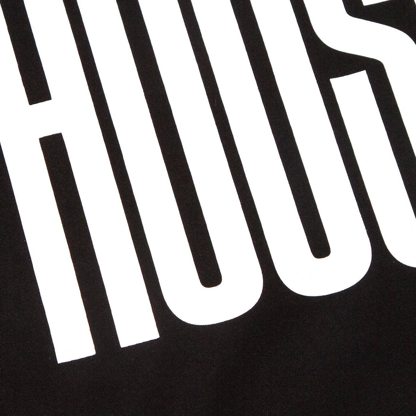 Higher House Front Print - Tshirt - Black