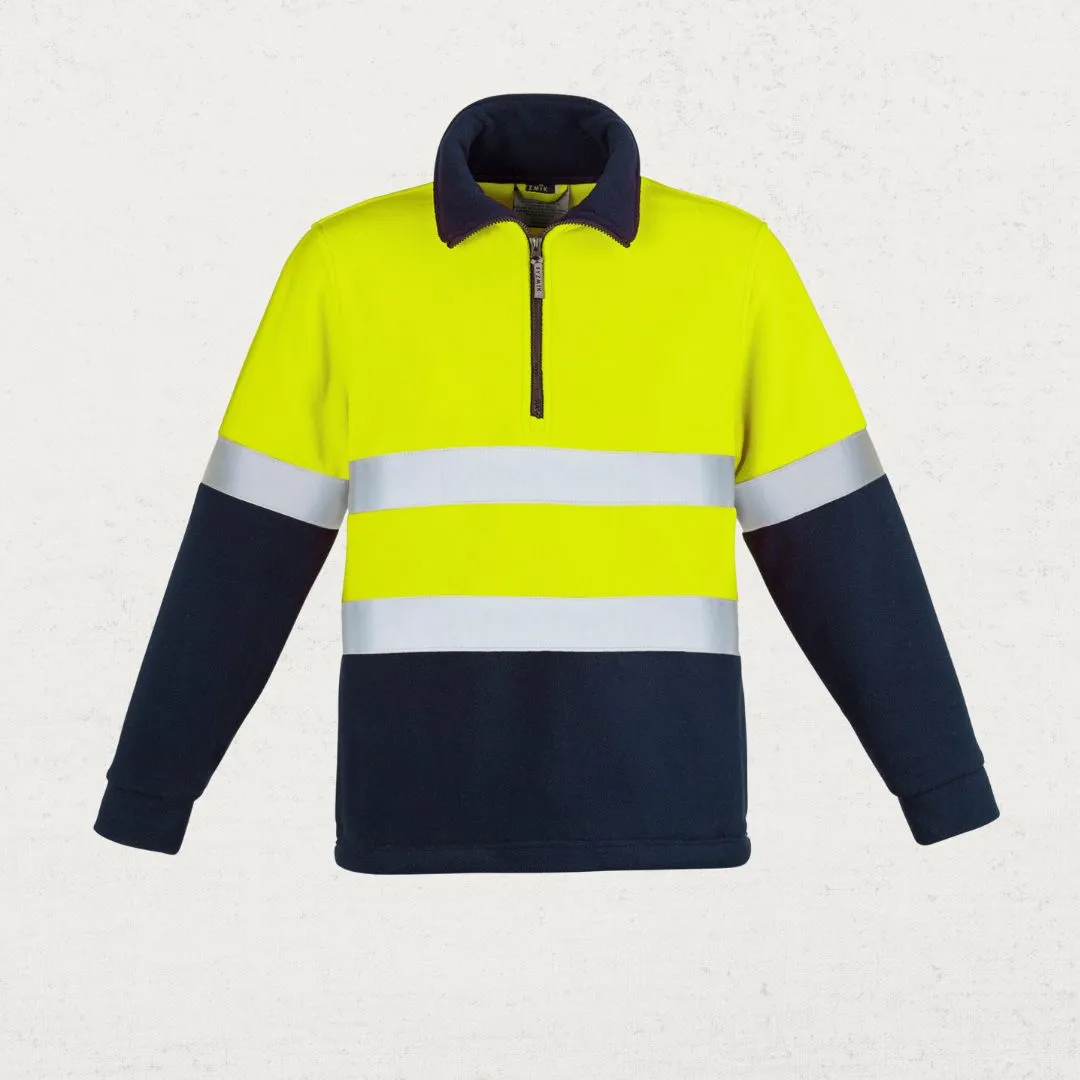 HiVis Heavyweight Polar Fleece Jumper With Tape