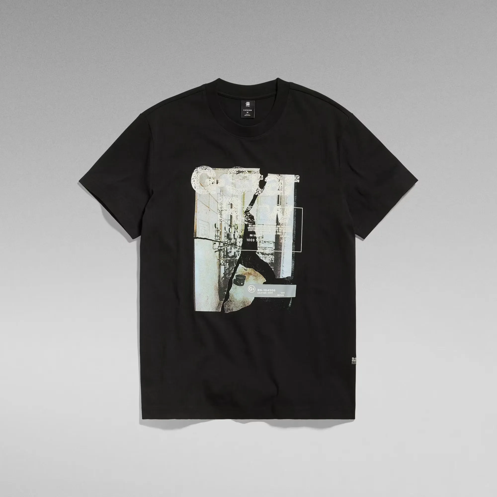 Hq Print R T T-Shirt (Black) - GD23899C3366484