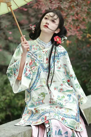 Hu Pan 湖畔 Lakeside Qing Han Embroidered Set