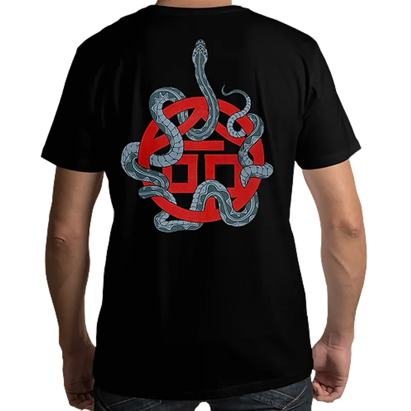 Iron Maiden Senjutsu Life Snake Black Mens T Shirt