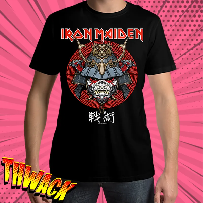 Iron Maiden Senjutsu Life Snake Black Mens T Shirt