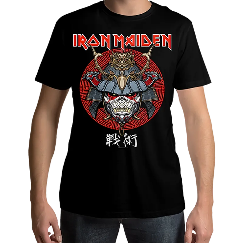 Iron Maiden Senjutsu Life Snake Black Mens T Shirt