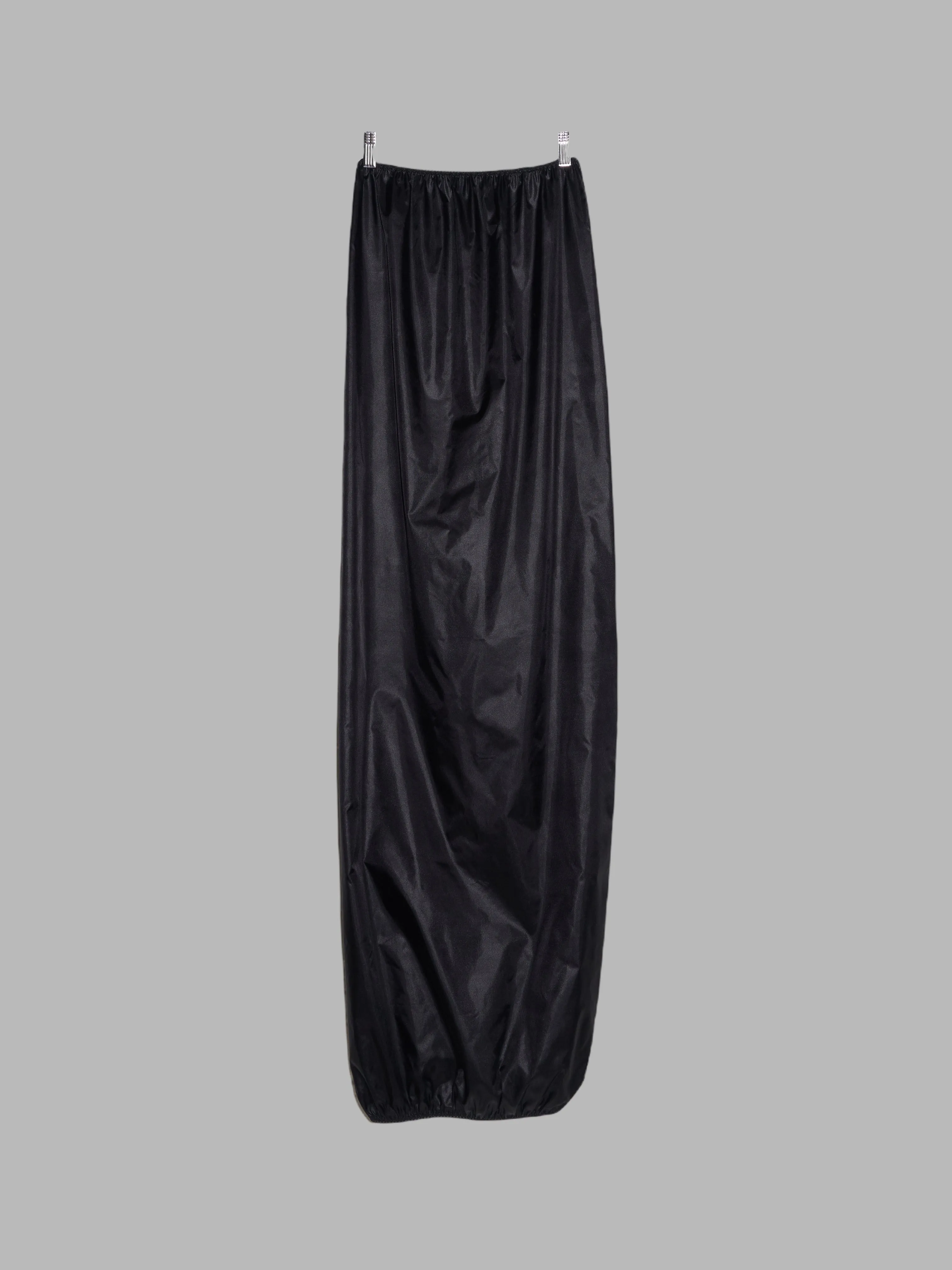 Jean Colonna sheeny black tube dress or double-layered skirt - size 40