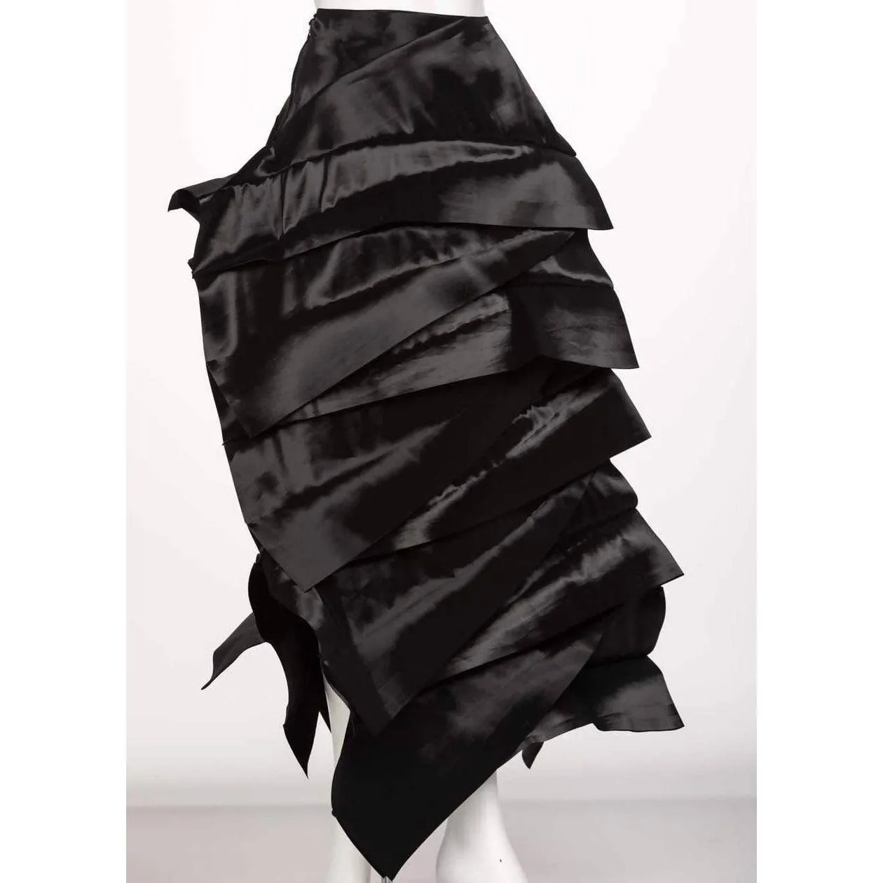 JUNYA WATANABE Black Avant Garde Sculptural Skirt | Size M