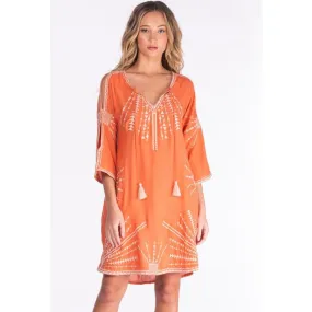 Kezia Peach Dress