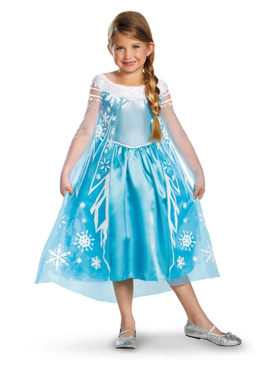 Kids Elsa Frozen Costume