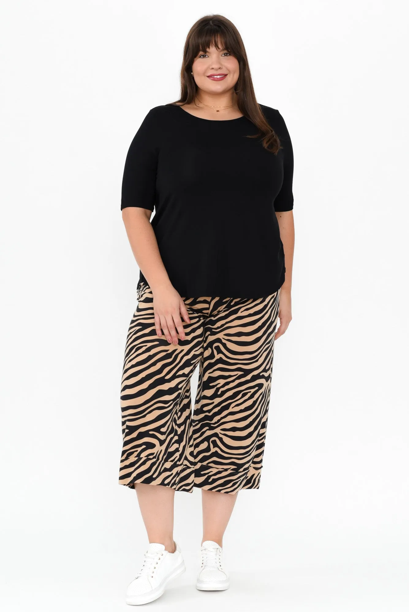 Lena Tan Zebra Micro Modal Resort Pants