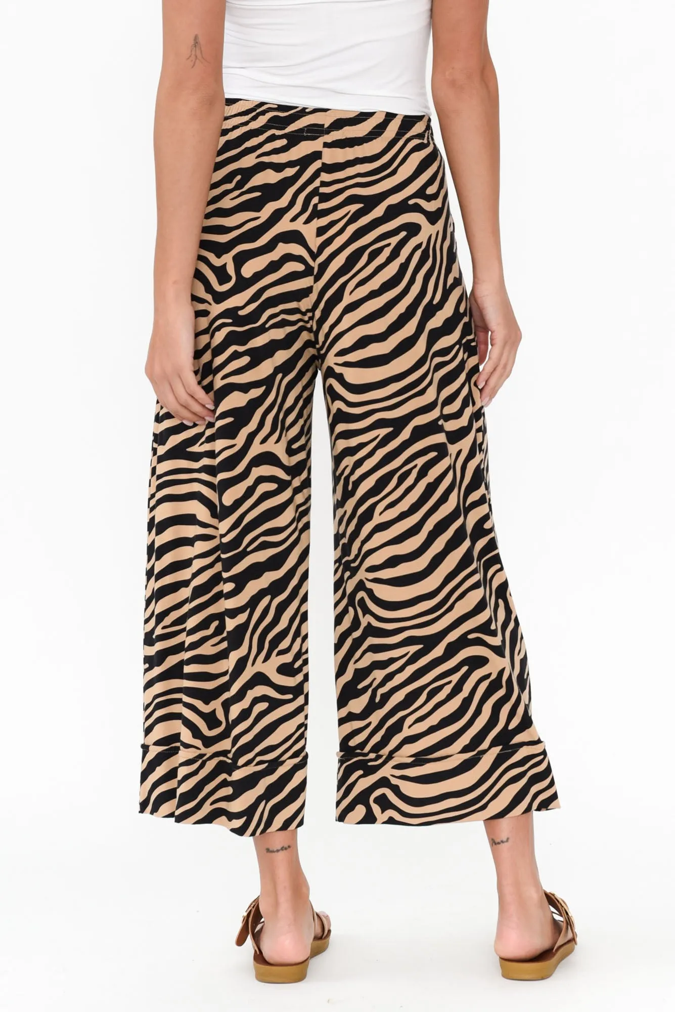 Lena Tan Zebra Micro Modal Resort Pants