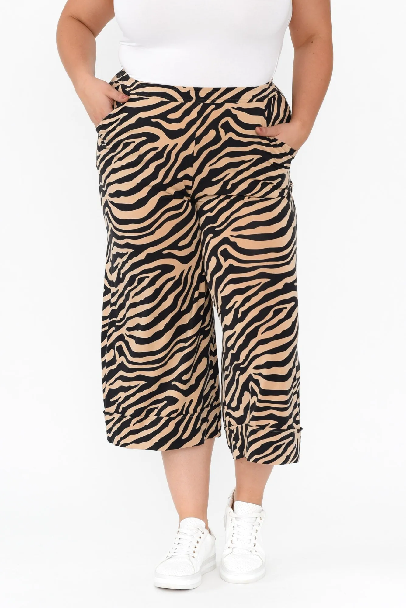 Lena Tan Zebra Micro Modal Resort Pants