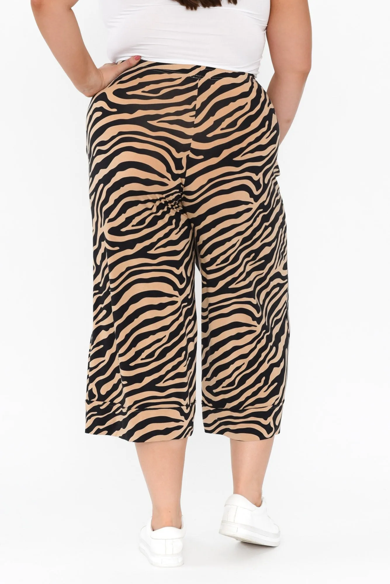 Lena Tan Zebra Micro Modal Resort Pants