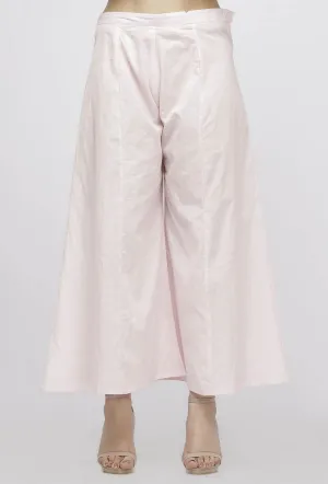 Light Pink Cotton Culottes