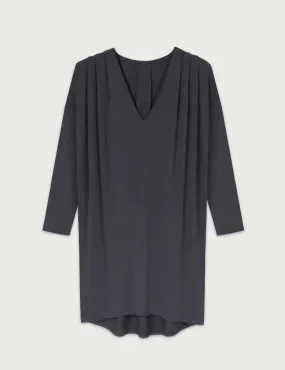 Longsleeve Nursing Dress · dark grey