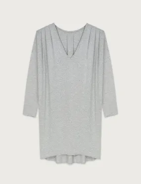 Longsleeve Nursing Dress · light grey