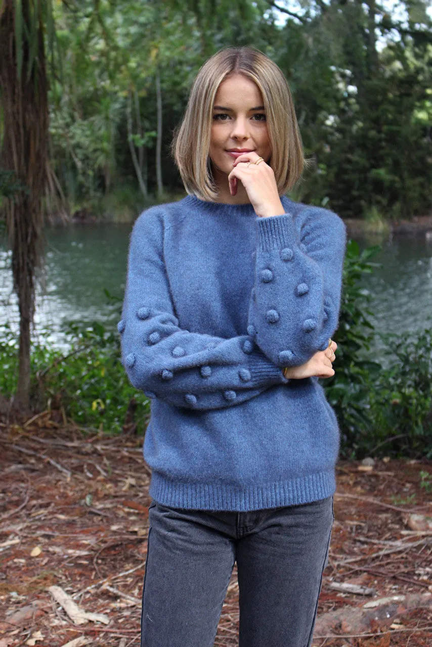 Lothlorian Bobble Sleeve Jumper - Possum Merino 9781