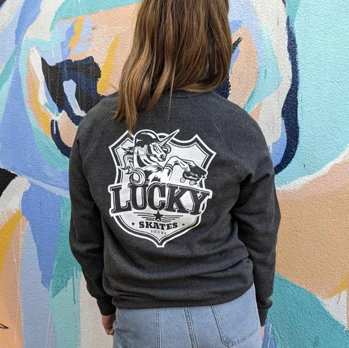 Lucky Skates Asphalt Grey Sweater