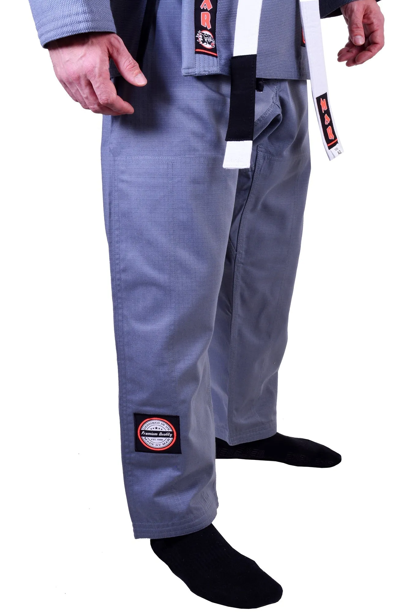 MAR-061D | Grey Brazilian Jiu-Jitsu Uniform