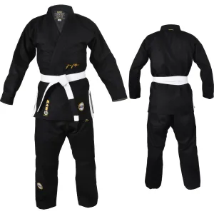 MAR-063B | Black Brazilian Jiu-Jitsu Uniform - 480gsm