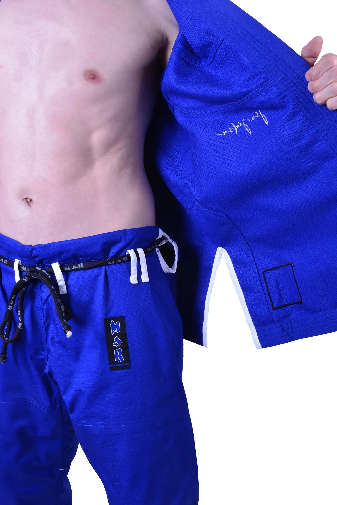 MAR-064B | Blue Brazilian Jiu-Jitsu Uniform - 480gsm